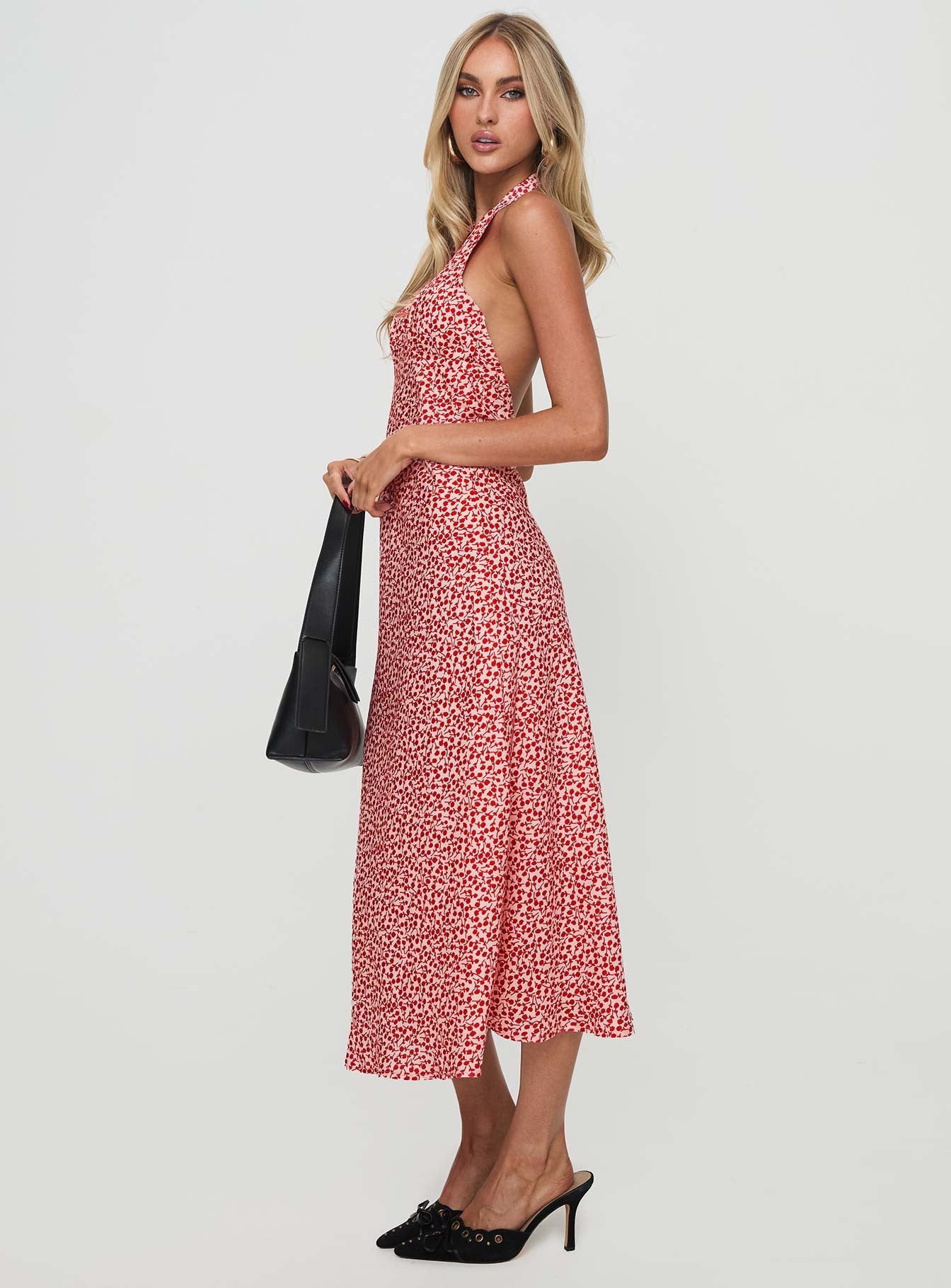 Danielo Maxi Dress Red Floral