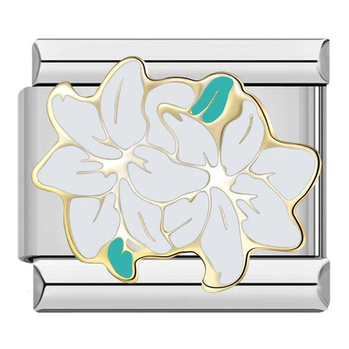 Double Lili Flowers, on Silver